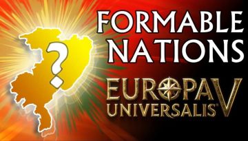 Οι πιο ενδιαφέρουσες formable countries στο Europa Universalis 5