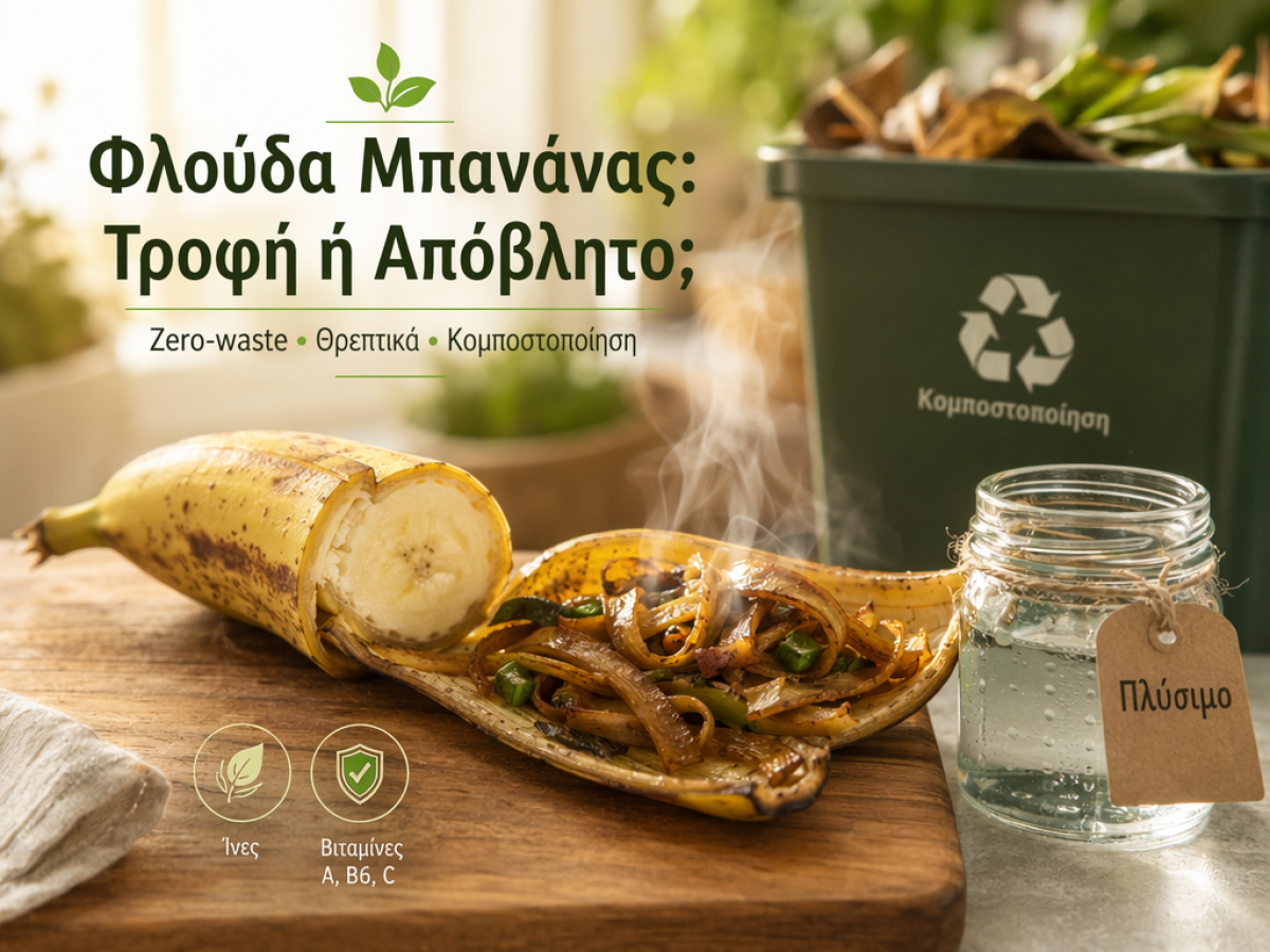 Μην πετάς τις φλούδες της μπανάνας!